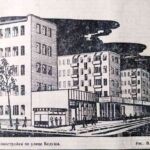 Гродно. Новостройки по улице Белуша / рис. В. Ломако // Гродненская правда. – 1968. – 6 августа. – С. 3.