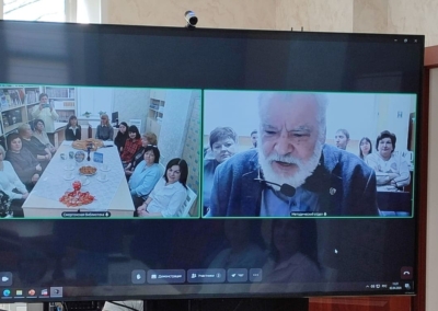 телемост с коллегами из Арзамаса— вечер-дегустация «Вкус нашего союза»